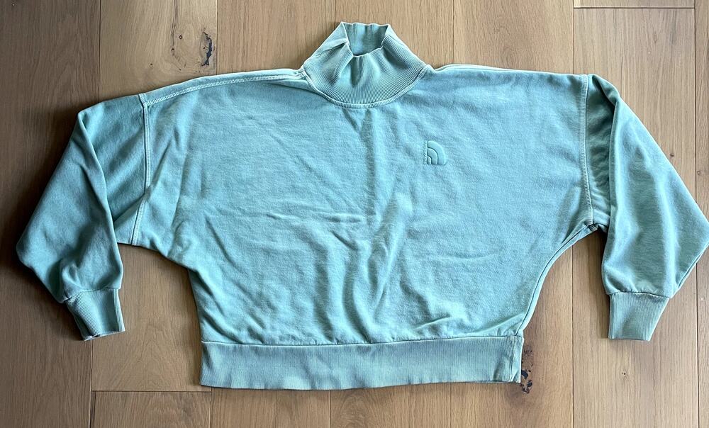 The North Face Women's Garment Dye Mock-Neck Sweatshirt